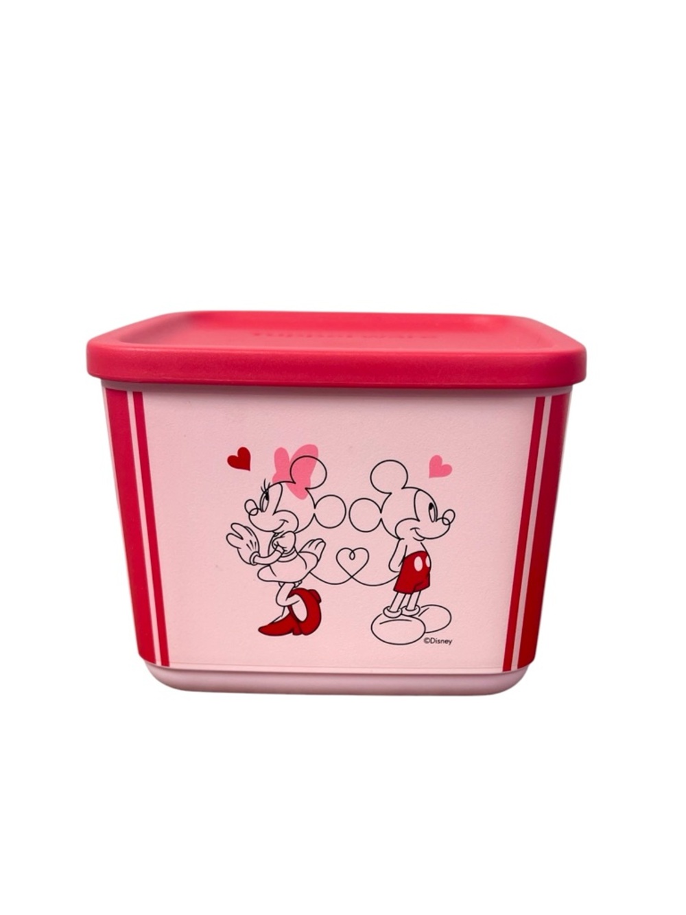 Disney Pink and Red Mickey & Minnie Lunch Container